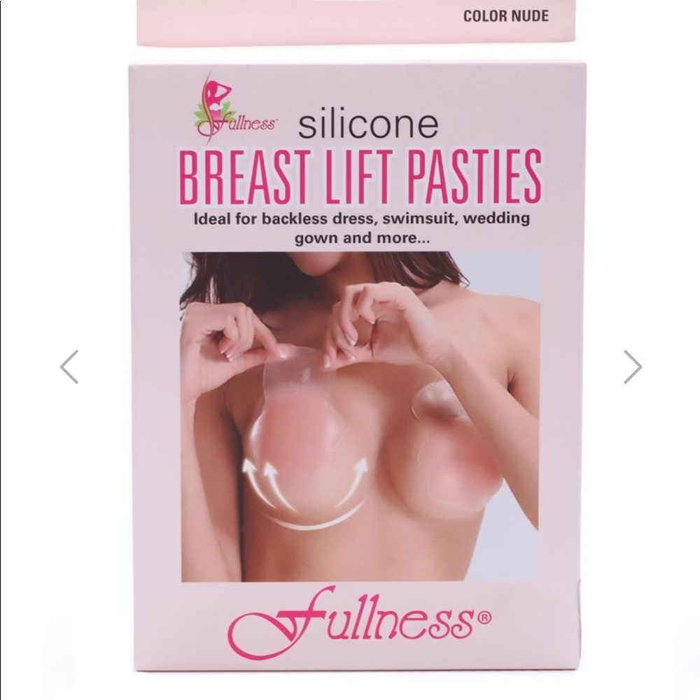 Perky Daisies Pull Up Invisible Bra Cups - Nude